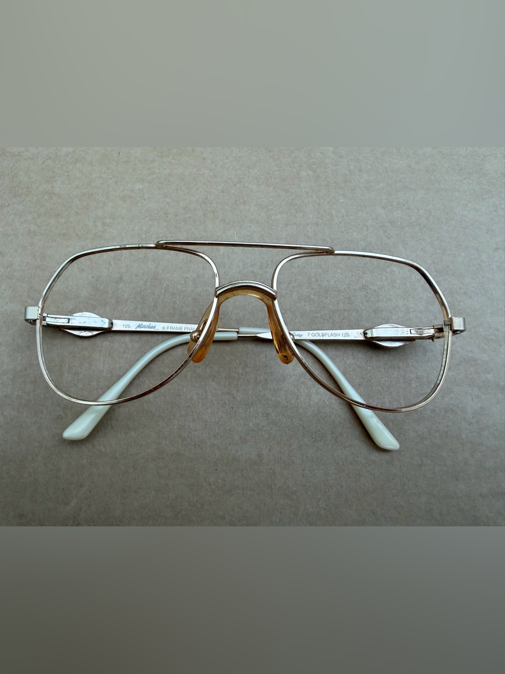 Vintage Marchon Disney Mickey Mouse Goldflash Eyeglass Frames France 125